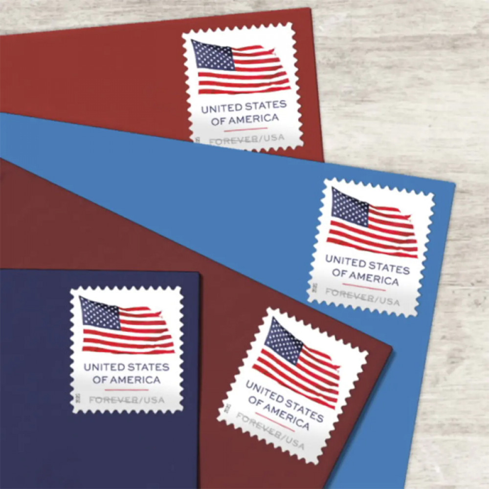 (2025) U.S. Flag Forever Stamps, Booklet of 20