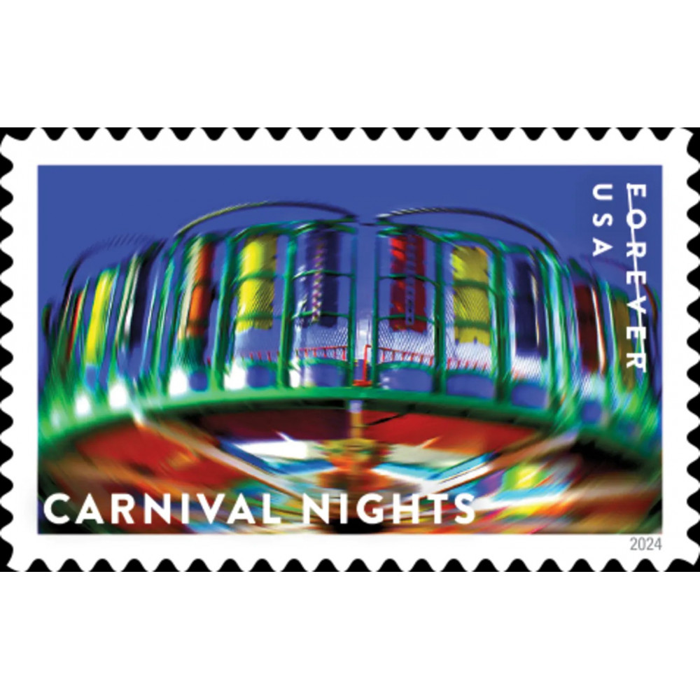 (2024) Carnival Nights US Forever Stamps
