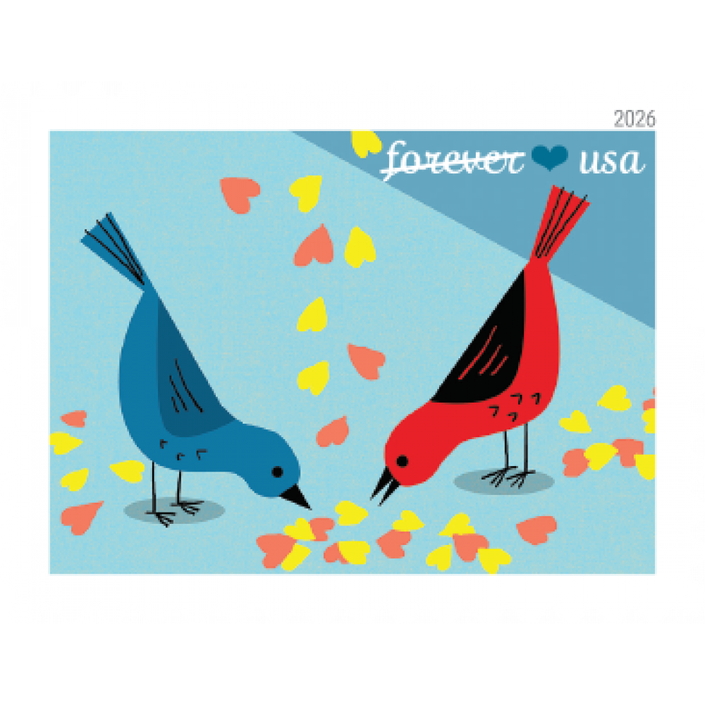(2026) Love Forever Stamps, Sheet of 20